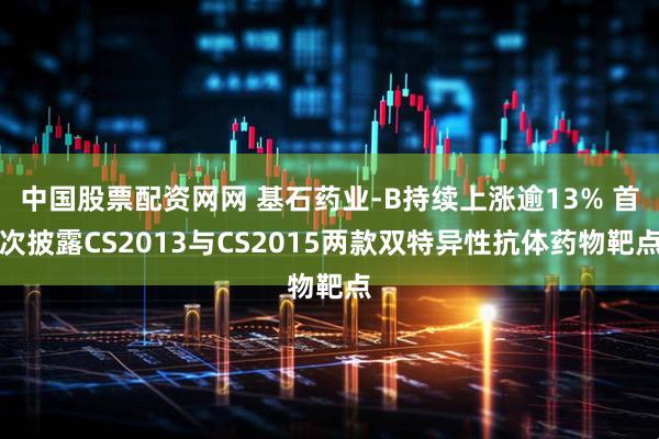 中国股票配资网网 基石药业-B持续上涨逾13% 首次披露CS2013与CS2015两款双特异性抗体药物靶点